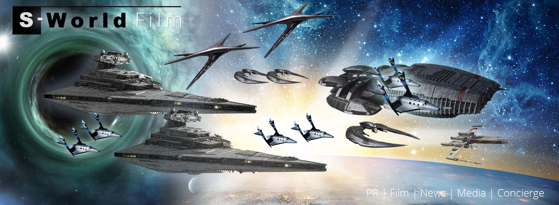 S-World-Film - Virgin Galactic - Star Wars & Battlestar Galactica